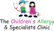 The children's allergy specialist clinic logo