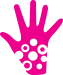 echzema pink coloured icon